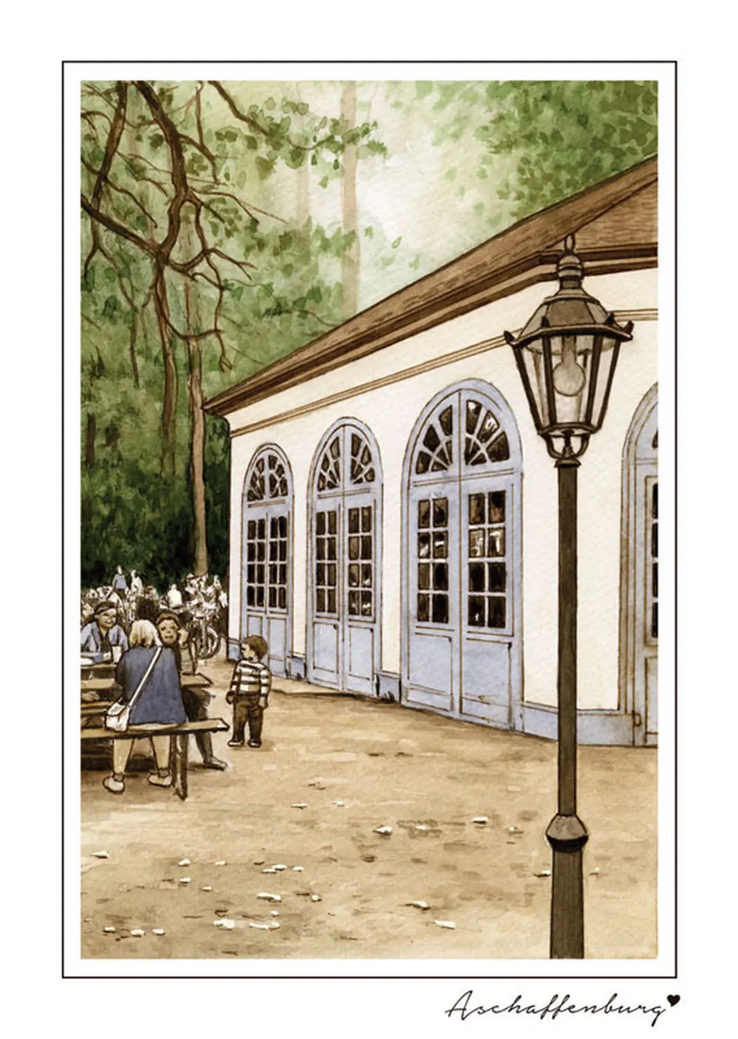 Postkarten Aschaffenburg von Atelier Raumkünste