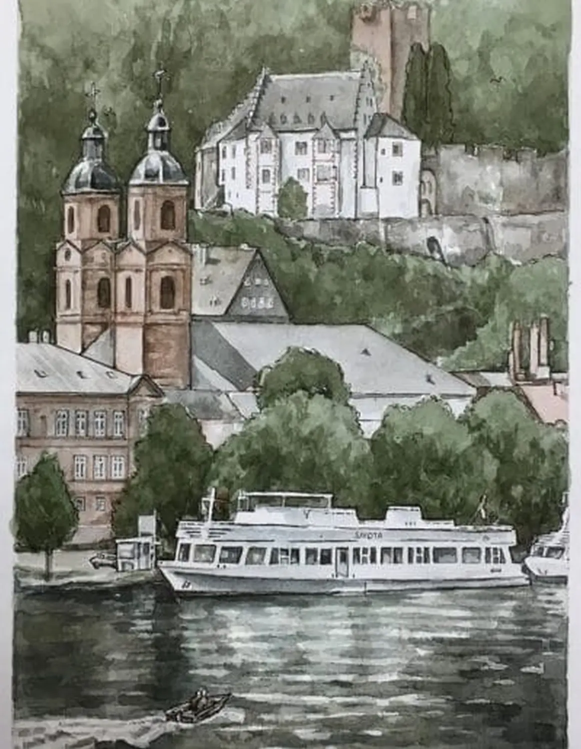 Postkarten Aschaffenburg von Atelier Raumkünste